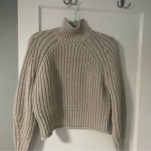 Super thick mock turtleneck sweater